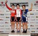 Final Omnium podium 		CREDITS:  		TITLE: Junior Track Nationals 		COPYRIGHT: Rob Jones/www.canadiancyclist.com 2014 -copyright -All rights retained - no use permitted without prior, written permission