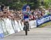 Catharine Pendrel (Luna Pro Team) greets the fans 		CREDITS:  		TITLE: World Cup Mont Ste-Anne 		COPYRIGHT: Robert Jones-2014 CanadianCyclist.com, no use without permission