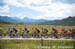 Peloton with the mountains in the background 		CREDITS:  		TITLE: USA Pro Challenge, 2014 		COPYRIGHT: © Casey B. Gibson 2014