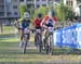 Ingrid Boe Jacobsen leads Jenny Rissveds and Kate Courtney 		CREDITS:  		TITLE: Windham World Cup 		COPYRIGHT: Rob Jones/www.canadiancyclist.com 2014 -copyright -All rights retained - no use permitted without prior, written permission