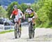 Alexandra Engen (Ghost Factory Racing) and Gunn-Rita Dahle Flesjaa (Multivan Merida Biking Team) 		CREDITS:  		TITLE: World Cup Albstadt 		COPYRIGHT: Rob Jones/www.canadiancyclist.com 2014 -copyright -All rights retained - no use permitted without prior, 