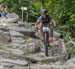 Emily Batty (ON) Trek Factory Racing 		CREDITS:  		TITLE: MTB Nationals 		COPYRIGHT: Rob Jones 2014 - www,canadiancyclist.com, no use without permission