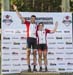 Leandre Bouchard and Elodie Bernier  		CREDITS:  		TITLE: MTB Nationals 		COPYRIGHT: Rob Jones 2014 - www,canadiancyclist.com, no use without permission