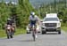 Tuft catches and passes the Broom Wagon 		CREDITS:  		TITLE: 2014 Road Nationals 		COPYRIGHT: Rob Jones/www.canadiancyclist.com 2014 -copyright -All rights retained - no use permitted without prior, written permission