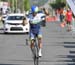 Tuft almost crashed when he took both hands off the bars 		CREDITS:  		TITLE: 2014 Road Nationals 		COPYRIGHT: Rob Jones/www.canadiancyclist.com 2014 -copyright -All rights retained - no use permitted without prior, written permission