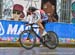 Melissa Lowther (GBr) was the early leader 		CREDITS:  		TITLE: 2014 Road World Championships Ponferrada Spain 		COPYRIGHT: Rob Jones/www.canadiancyclist.com 2014 -copyright -All rights retained - no use permitted without prior, written permission