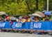 Fans came out despite the rain 		CREDITS:  		TITLE: 2014 Road World Championships Ponferrada Spain 		COPYRIGHT: Rob Jones/www.canadiancyclist.com 2014 -copyright -All rights retained - no use permitted without prior, written permission