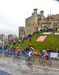 The break quickly opened a huge gap 		CREDITS:  		TITLE: 2014 Road World Championships Ponferrada Spain 		COPYRIGHT: Rob Jones/www.canadiancyclist.com 2014 -copyright -All rights retained - no use permitted without prior, written permission