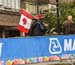 Canada supporters are here in Ponferrada 		CREDITS:  		TITLE: 2014 Road World Championships Ponferrada Spain 		COPYRIGHT: Rob Jones/www.canadiancyclist.com 2014 -copyright -All rights retained - no use permitted without prior, written permission