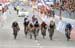 Bronzini (right) starts to fade as Brennauer moves up the middle past Johansson 		CREDITS:  		TITLE: 2014 Road World Championships Ponferrada Spain 		COPYRIGHT: Rob Jones/www.canadiancyclist.com 2014 -copyright -All rights retained - no use permitted with