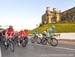 Racing in the early morning sun 		CREDITS:  		TITLE: 2014 Road World Championships Ponferrada Spain 		COPYRIGHT: Rob Jones/www.canadiancyclist.com 2014 -copyright -All rights retained - no use permitted without prior, written permission