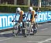 A bad crash with less than a kilometre to go put Raboank out of the race 		CREDITS:  		TITLE: 2014 Road World Championships Ponferrada Spain 		COPYRIGHT: Rob Jones/www.canadiancyclist.com 2014 -copyright -All rights retained - no use permitted without pri