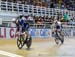 Gold medal final - Francois Pervis (France) vs Stefan Botticher (Germany) 		CREDITS:  		TITLE: 2014 Track World Championships, Cali COL 		COPYRIGHT: Rob Jones/www.canadiancyclist.com 2014 -copyright -All rights retained - no use permitted without prior, w