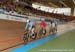 Laura Brown (Canada) leads Marlies Mejias Garcia (Cuba)  		CREDITS:  		TITLE: 2014 Track World Championships, Cali COL 		COPYRIGHT: Rob Jones/www.canadiancyclist.com 2014 -copyright -All rights retained - no use permitted without prior, written permission