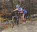 Lisa Holmgremn and Ruby West 		CREDITS:  		TITLE: 2015 Ontario CX Provincials 		COPYRIGHT: Rob Jones/www.canadiancyclist.com 2015 -copyright -All rights retained - no use permitted without prior, written permission