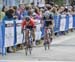 Schiller catches and drops Bird at start of final lap 		CREDITS:  		TITLE:  		COPYRIGHT: Rob Jones/www.canadiancyclist.com 2015 -copyright -All rights retained - no use permitted without prior, written permission