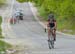 Irena Ossola (Holiday Inn Calgary Northwest/P-K Express) attacks on the climb 		CREDITS:  		TITLE:  		COPYRIGHT: Rob Jones/www.canadiancyclist.com 2015 -copyright -All rights retained - no use permitted without prior, written permission