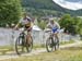 Gunn-Rita Dahle Flesjaa (Multivan Merida Biking Team) and Catharine Pendrel (Luna Pro Team) 		CREDITS:  		TITLE:  		COPYRIGHT: Rob Jones/www.canadiancyclist.com 2015 -copyright -All rights retained - no use permitted without prior, written permission