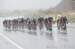 Peloton in the heavy rain 		CREDITS:  		TITLE: Amgen Tour of California, 2015 		COPYRIGHT: © Casey B. Gibson 2015