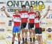 Canada Cup leaders: Quinton Disera, Peter Disera, Haley Smith, Soren Meeuwisse 		CREDITS:  		TITLE:  		COPYRIGHT: Rob Jones/www.canadiancyclist.com 2015 -copyright -All rights retained - no use permitted without prior, written permission