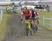 Raphael Gagne (QC) Red Truck - Garneau p/b Easton Cycling leading teh early break 		CREDITS:  		TITLE: 2015 Cyclocross Nationals, Winnipeg, M 		COPYRIGHT: Rob Jones/www.canadiancyclist.com 2015 -copyright -All rights retained - no use permitted without pr