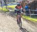 Last lap for Mical Dyck (BC) Naked Factory Racing 		CREDITS:  		TITLE: 2015 Cyclocross Nationals, Winnipeg, MB 		COPYRIGHT: Rob Jones/www.canadiancyclist.com 2015 -copyright -All rights retained - no use permitted without prior, written permission