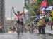 Tim Wellens celebrates 		CREDITS:  		TITLE: GPCQM Montreal 		COPYRIGHT: http://www.canadiancyclist.com/dailynews.php?id=30125