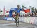 Gioele Bertolini) finishes up for Italy 		CREDITS:  		TITLE: 2015 Mountain Bike World Championships, Vallnord, Andorra 		COPYRIGHT: Rob Jones/www.canadiancyclist.com 2015 -copyright -All rights retained - no use permitted without prior, written permission