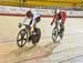 Glaesser takes the lead in the final lap of the Women Omnium Elimination 		CREDITS:  		TITLE:  		COPYRIGHT: Rob Jones/www.canadiancyclist.com 2015 -copyright -All rights retained - no use permitted without prior, written permission