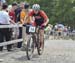 Spencer Paxson (United States) did a massive push after a flat that put him last after lap 1 to move up to 6th 		CREDITS:  		TITLE:  		COPYRIGHT: Rob Jones/www.canadiancyclist.com 2015 -copyright -All rights retained - no use permitted without prior, writ