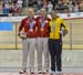 Womens Sprint podium 		CREDITS:  		TITLE:  		COPYRIGHT: Rob Jones www.canadiancyclist.com