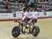 Daniel Chalifour and Alexandre Cloutier celebrate 		CREDITS:  		TITLE: 2015 Para Pan Am track Cycling 		COPYRIGHT: Rob Jones/www.canadiancyclist.com 2015 -copyright -All rights retained - no use permitted without prior, written permission