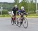 Marie Claude Molnar leads Atilla Avsar 		CREDITS:  		TITLE: 2015 Road Nationals 		COPYRIGHT: Rob Jones/www.canadiancyclist.com 2015 -copyright -All rights retained - no use permitted without prior, written permission