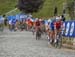 The riders tackle the cobbles on Libby Hill 		CREDITS:  		TITLE: 2015 Road World Championships, Richmond VA 		COPYRIGHT: Rob Jones/www.canadiancyclist.com 2015 -copyright -All rights retained - no use permitted without prior, written permission