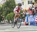 Malgorzata Jasinska tried a solo move in the last lap 		CREDITS:  		TITLE: 2015 Road World Championships, Richmond VA 		COPYRIGHT: Rob Jones/www.canadiancyclist.com 2015 -copyright -All rights retained - no use permitted without prior, written permission