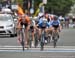 van Dijk and Numainville sprint for 10th 		CREDITS:  		TITLE: 2015 Road World Championships, Richmond VA 		COPYRIGHT: Rob Jones/www.canadiancyclist.com 2015 -copyright -All rights retained - no use permitted without prior, written permission