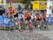 The Dutch controlling the chase tempo 		CREDITS:  		TITLE: 2015 Road World Championships, Richmond VA 		COPYRIGHT: Rob Jones/www.canadiancyclist.com 2015 -copyright -All rights retained - no use permitted without prior, written permission