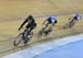 Cullingham gets chased down by Barrette 		CREDITS: www.canadiancyclist.com 		TITLE: 2015 Track Nationals 		COPYRIGHT: www.canadiancyclist.com