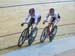 Stephanie Pohl (Germany) leads Minami Uwano (Japan) 		CREDITS:  		TITLE: 2015 Track World Championships 		COPYRIGHT: Rob Jones/www.canadiancyclist.com 2015 -copyright -All rights retained - no use permitted without prior, written permission