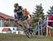 Cameron Jette (Can) Scott-3Rox Racing 		CREDITS:  		TITLE: 2015 Manitoba Grand Prix of Cyclocross 		COPYRIGHT: Rob Jones/www.canadiancyclist.com 2015 -copyright -All rights retained - no use permitted without prior, written permission