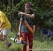 Chainsaws were out in force... 		CREDITS:  		TITLE: 2015 Windham World Cup 		COPYRIGHT: Rob Jones/www.canadiancyclist.com 2015 -copyright -All rights retained - no use permitted without prior, written permission