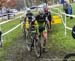 West and McGill start to get caught in Elite traffic 		CREDITS:  		TITLE: 2016 Cyclocross National Championships 		COPYRIGHT: Rob Jones/www.canadiancyclist.com 2016 -copyright -All rights retained - no use permitted without prior; written permission