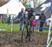 Sidney Mcgill (Focus CX Team Canada) takes the lead 		CREDITS:  		TITLE: 2016 Cyclocross National Championships 		COPYRIGHT: Rob Jones/www.canadiancyclist.com 2016 -copyright -All rights retained - no use permitted without prior; written permission