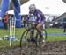 Christel Ferrier Bruneau (Sas-Macogep-Acquisio p/b Mazda) 		CREDITS:  		TITLE: 2016 Cyclocross National Championships 		COPYRIGHT: Rob Jones/www.canadiancyclist.com 2016 -copyright -All rights retained - no use permitted without prior; written permission