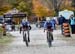 Scott Leonard (L)and Noah Simms (R) sprint 		CREDITS:  		TITLE: 2016 Vaughan Cyclocross Classic 		COPYRIGHT: Rob Jones/www.canadiancyclist.com 2016 -copyright -All rights retained - no use permitted without prior; written permission