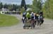 Riders hit the gravel section 		CREDITS:  		TITLE: 2016 Tour of Alberta, Stage 3 		COPYRIGHT: Rob Jones/www.canadiancyclist.com 2016 -copyright -All rights retained - no use permitted without prior; written permission