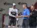 Ryder Hesjedal with Alex Stieda 		CREDITS:  		TITLE: 2016 Tour of Alberta, Stage 5 		COPYRIGHT: Rob Jones/www.canadiancyclist.com 2016 -copyright -All rights retained - no use permitted without prior; written permission