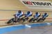 Canada wins the Worldcup teampursuit in Apeldoorn beating Belgium in the gold medal race 		CREDITS:  		TITLE: UCI Track Cycling World Cup 2016 		COPYRIGHT: Guy Swarbrick