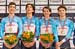 Canada wins the Worldcup teampursuit in Apeldoorn beating Belgium in the gold medal race 		CREDITS:  		TITLE: UCI Track Cycling World Cup 2016 		COPYRIGHT: Guy Swarbrick