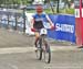 Catherine Fleury (Team Canada) finishing 2nd 		CREDITS:  		TITLE: 2016 Carins World Cup 		COPYRIGHT: Rob Jones/www.canadiancyclist.com 2016 -copyright -All rights retained - no use permitted without prior, written permission